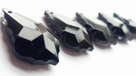Black French Cut Crystals