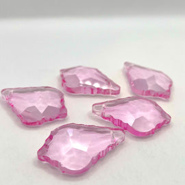 Pink French Crystals