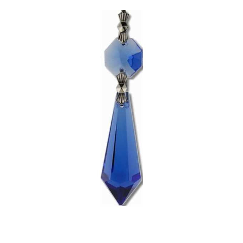 blue spear icicle prism crystals for chandeliers