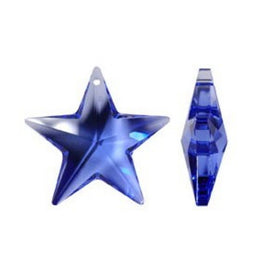 Blue Star Crystal Prism for Chandelier Replacement Crystals