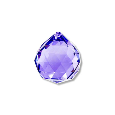 light purple replacement crystal ball for chandelier