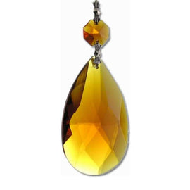 Amber chandelier replacement crystals