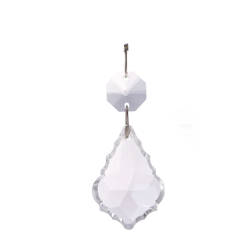 10-Pack French AAA 30% Cut Lead Crystal Prisms – Chandelier Lamp Parts, Clear