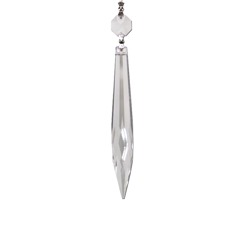 20 Pack Icicle Crystal Chandelier Prisms Hanging Glass Pendants