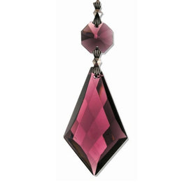 dark purple chandelier crystal replacements for less