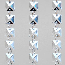 square strands of crystals