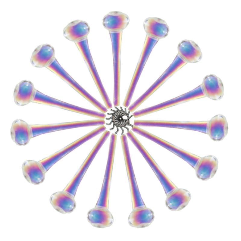 AB colored crystals for chandeliers and lamps