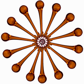 amber chandelier crystals that hang from lamps and bobeches