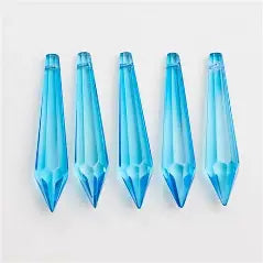 Aqua Spear Glass Crystals
