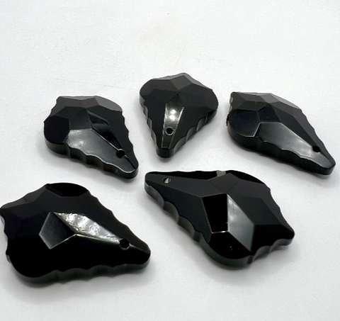Black French Cut Crystals