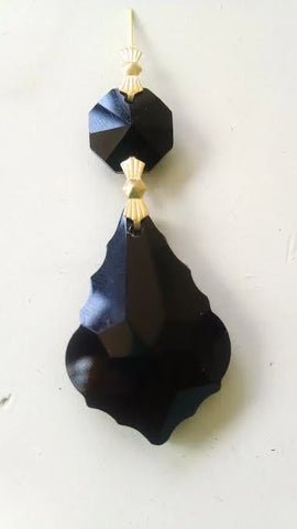 Black French Cut Crystals
