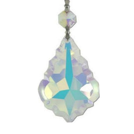 french AB crystals pendalogues with octagons for chandeliers 