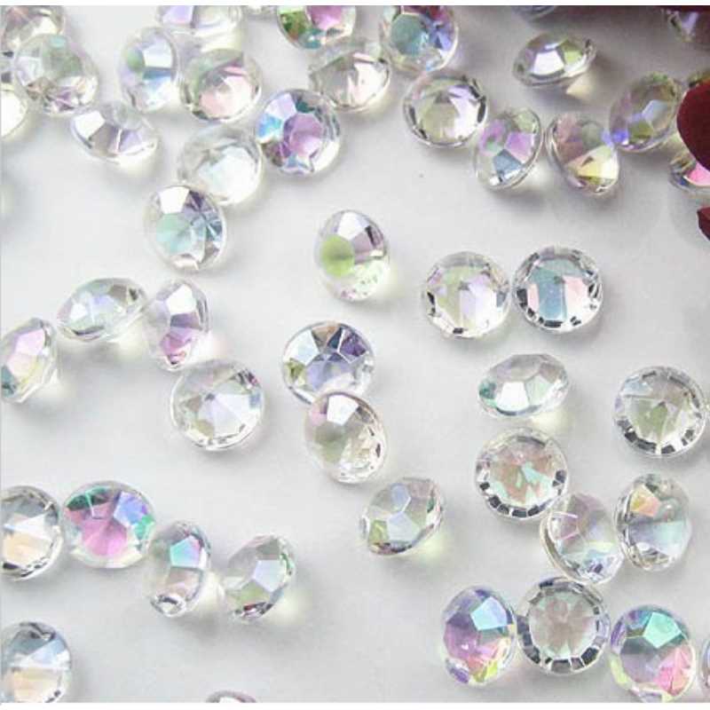 small crystal diamonds for table decorations