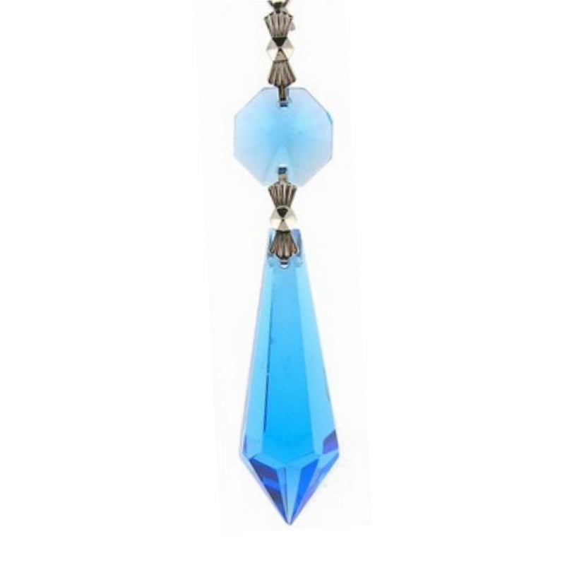 Aqua Crystal Spear for Chandeliers