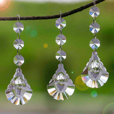 replacement crystal beads for chandelier
