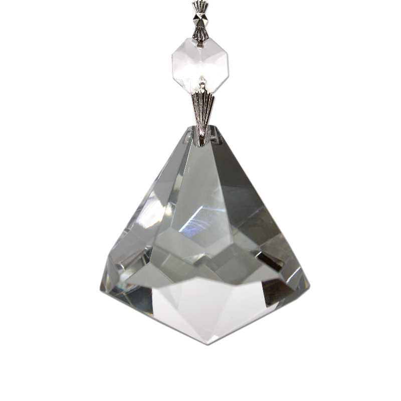 large diamond shaped crystal 