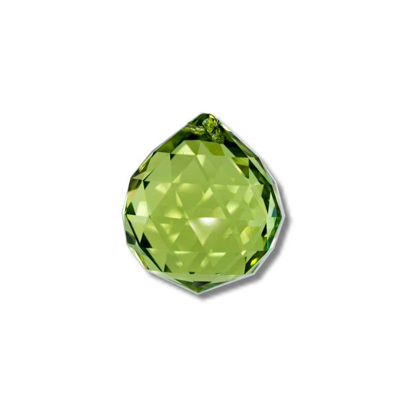 olive green peridot replacement crystal ball for chandelier