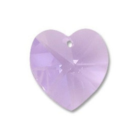 Light Purple Crystal Heart Prism for Chandeliers