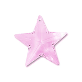 pink crystal stars for chandelier suncatchers prisms