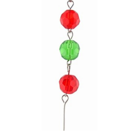 Red & Green Crystal Mini Chandelier Chains