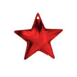 Red Crystal Star Prism for Hanging on Chandeliers
