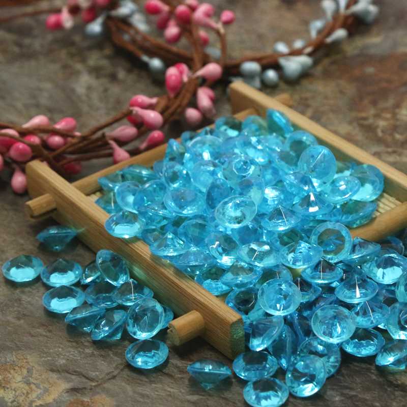 aqua acrylic plastic crystal chandelier replacement prisms