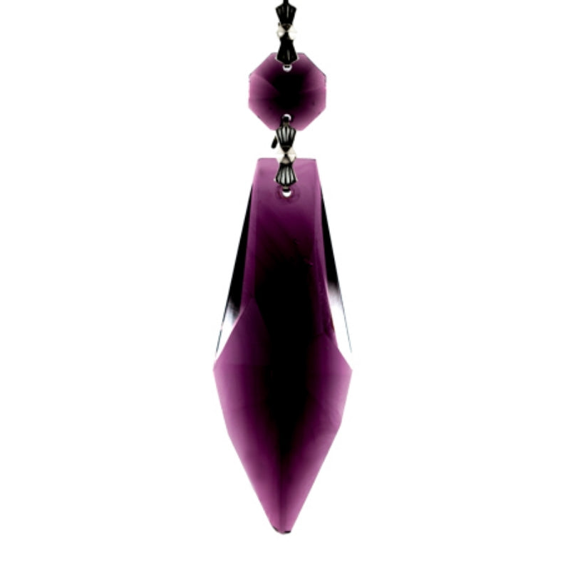 purple replacement crystal beads for chandelier