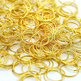 gold brass rings for crystals