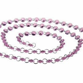 pink chandelier replacement crystals strands